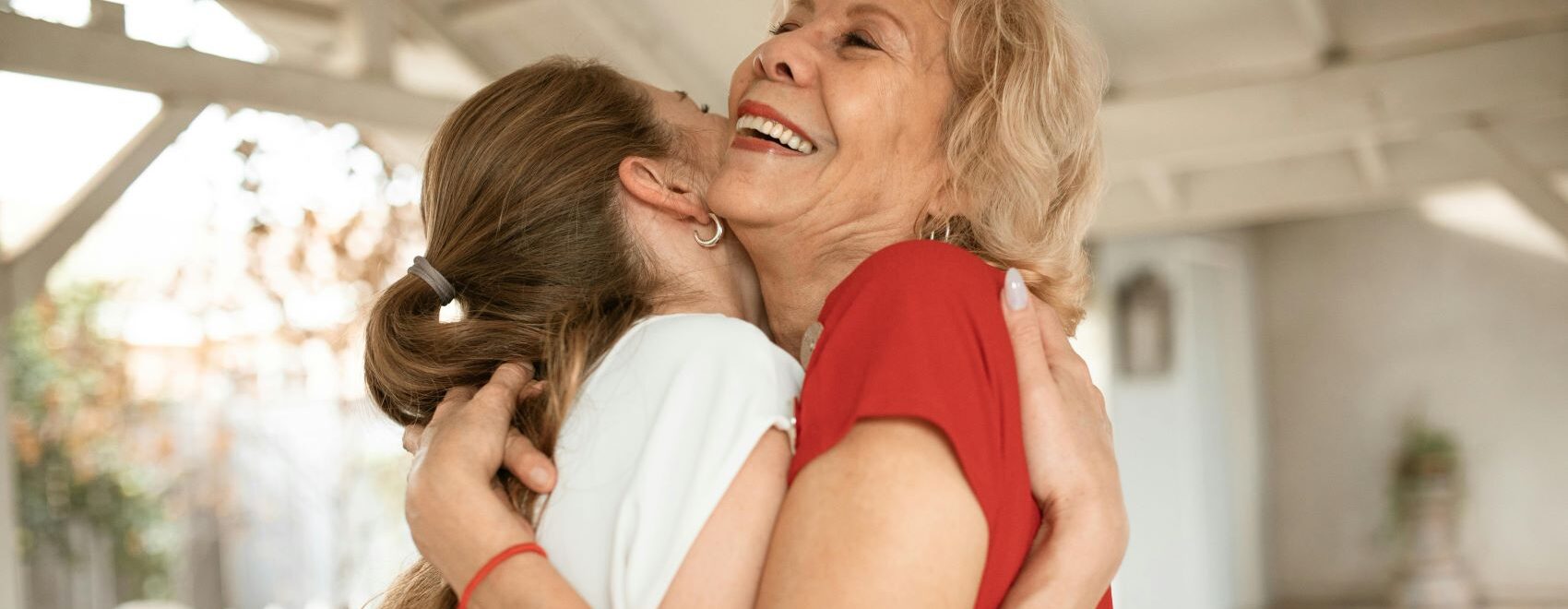 family overcoming caregiver guilt with in-home care support.